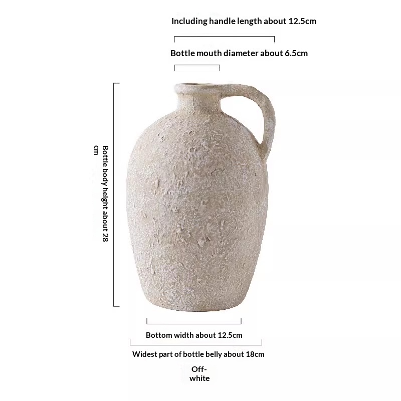 Ceramic Tabletop Vase with Handle, picture 4 of 5
