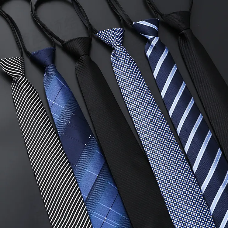 Mens Business Formal Zipper Tie