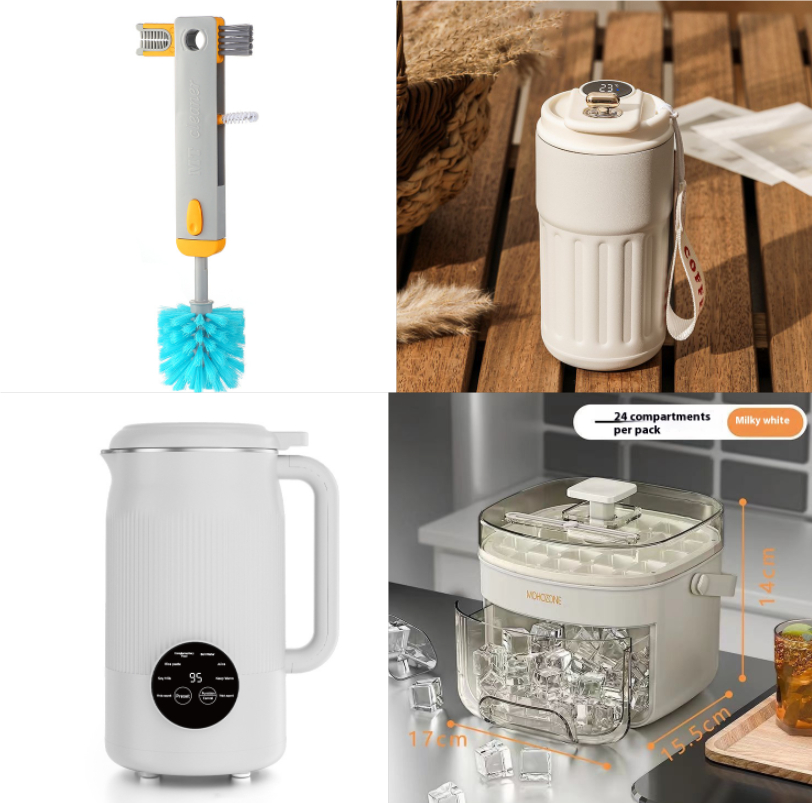 Soybean Milk Machine Multifunction Juicer Portable Blender Automatic Heat Home Soy Milk Maker Kitchen Gadgets