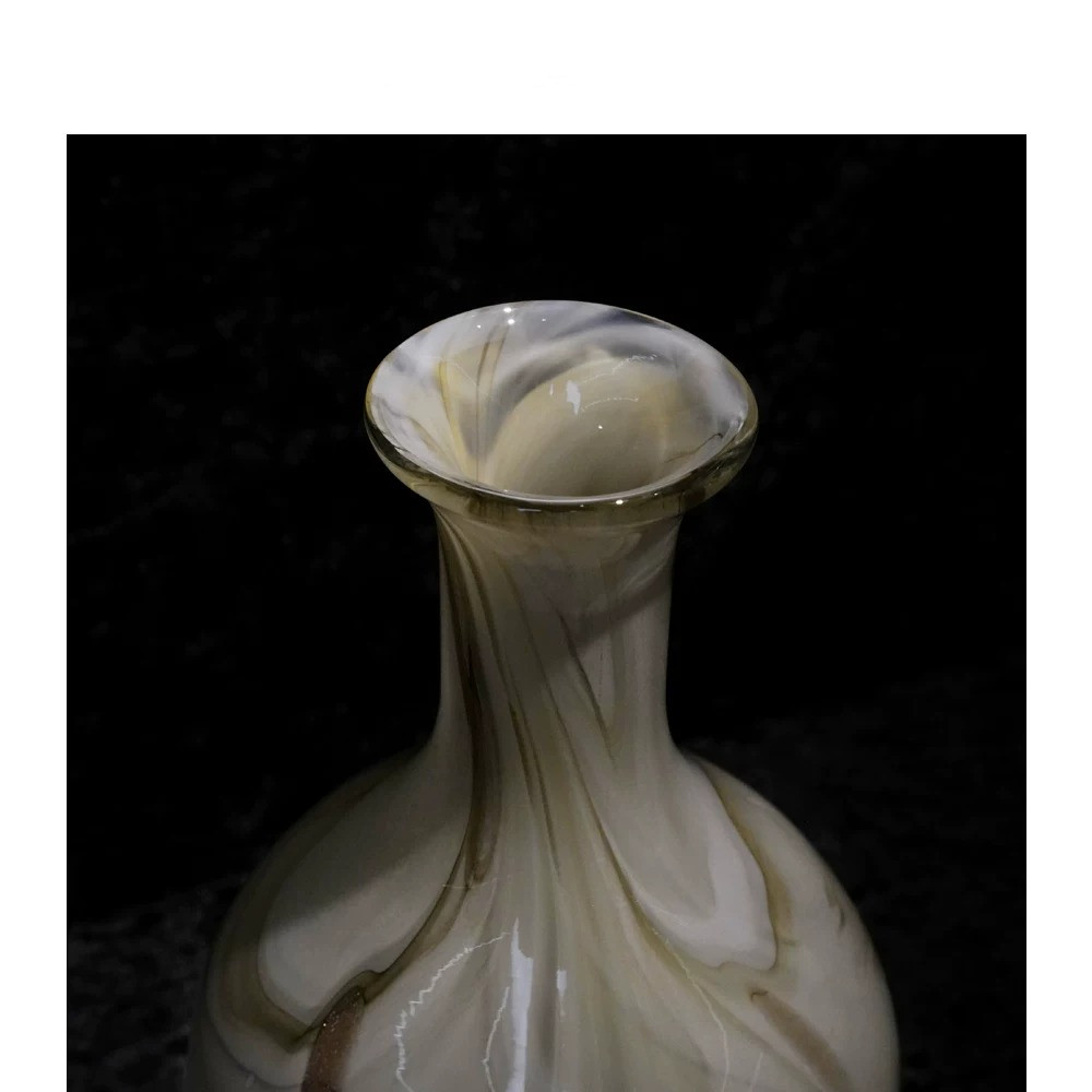Embossed Glass Flower Vase, picture 2 of 3