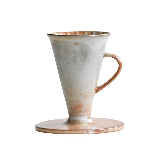 Handle coffee dripper ceramic pour-over coffee maker (wild