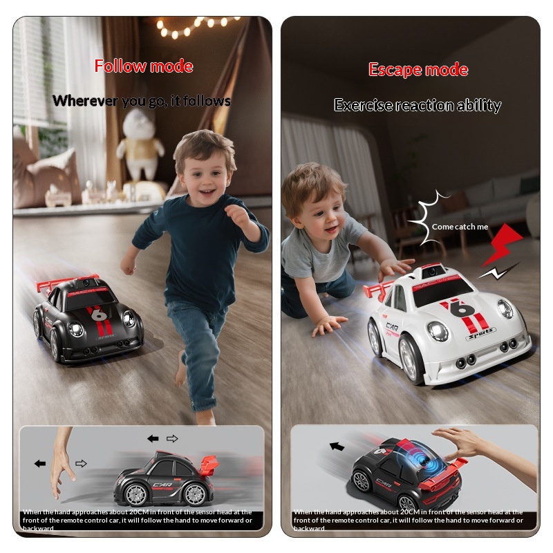 C6 Remote-Controlled Cartoon Camera Screen-Controlled Racing Car Interactive Toy