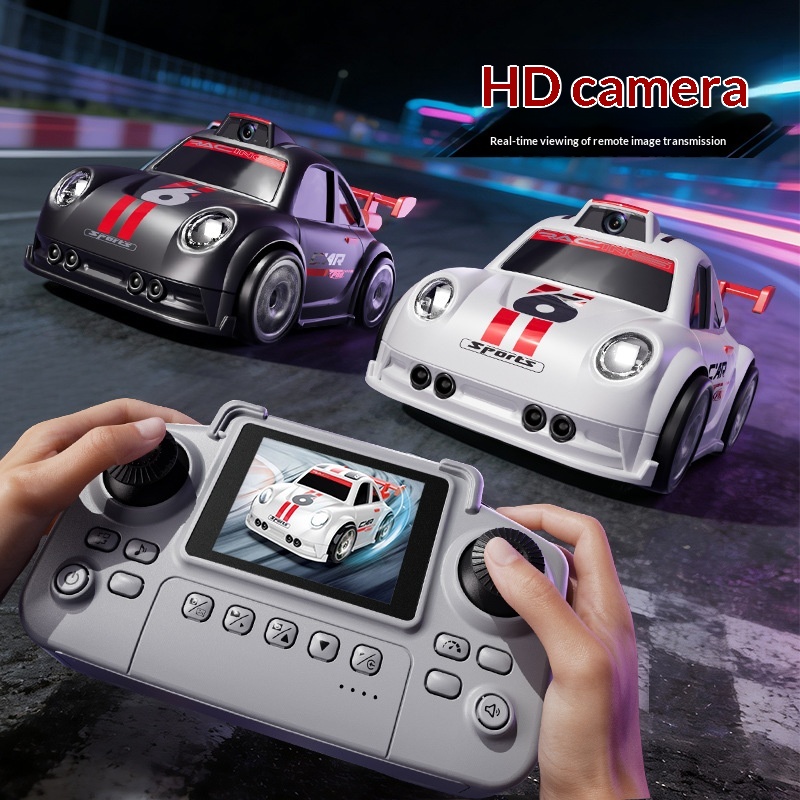 C6 Remote-Controlled Cartoon Camera Screen-Controlled Racing Car Interactive Toy