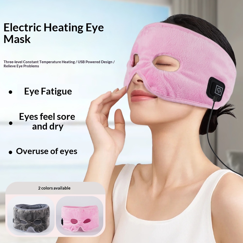 Gentle Skin-friendly Heated Eye Mask For Home Use