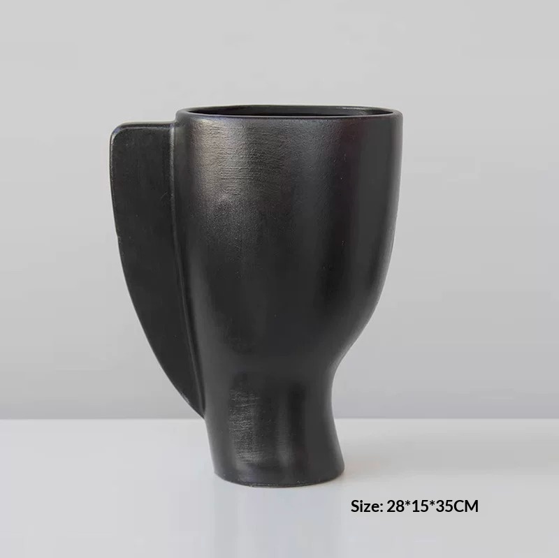 Ceramic Geometric Vase, picture 3 of 4