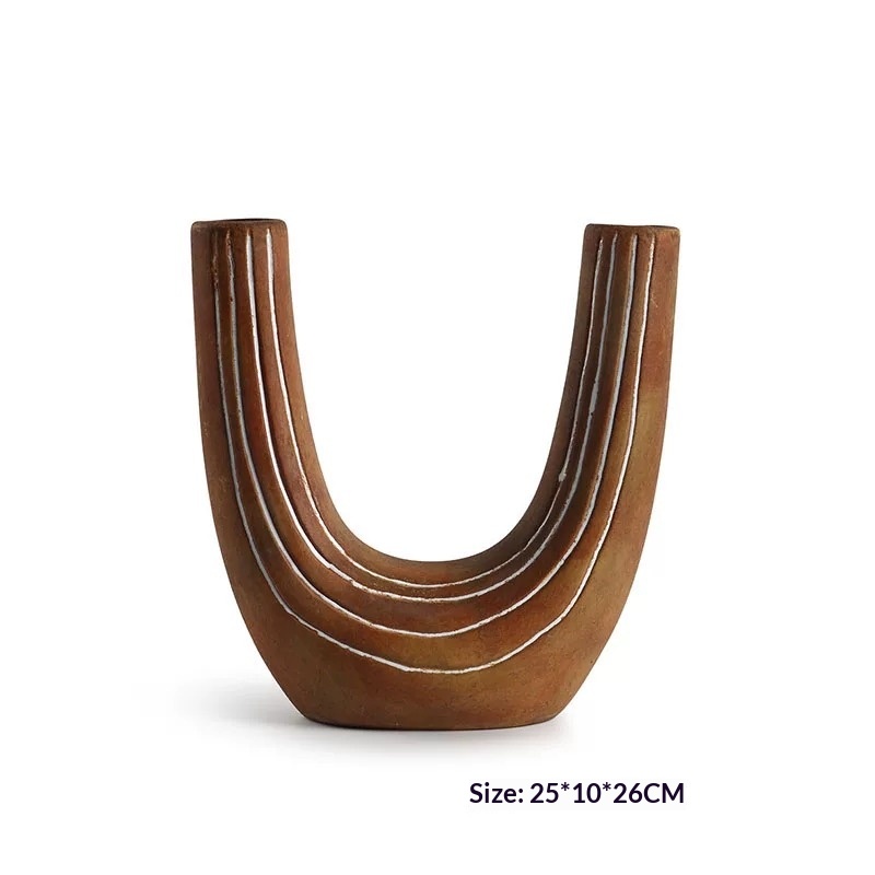 Ceramic Geometric Vase, picture 4 of 4
