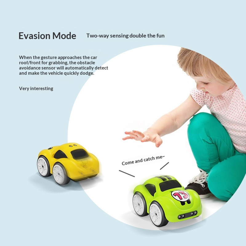 Remote-Control Car With Magic Hand Light And Music Childrens Toy
