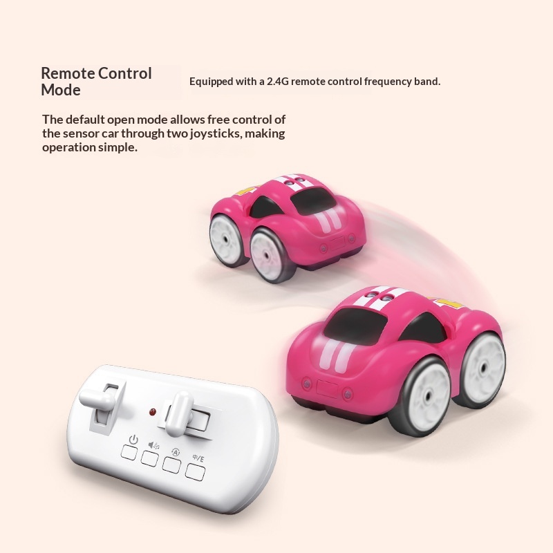 Remote-Control Car With Magic Hand Light And Music Childrens Toy