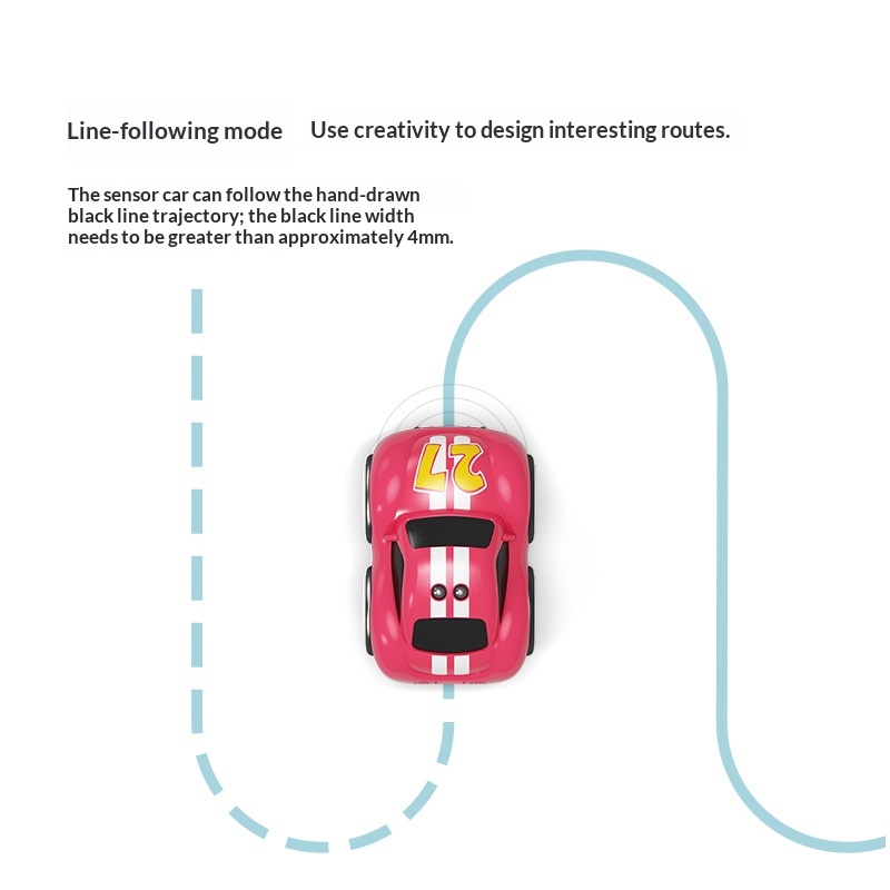 Remote-Control Car With Magic Hand Light And Music Childrens Toy