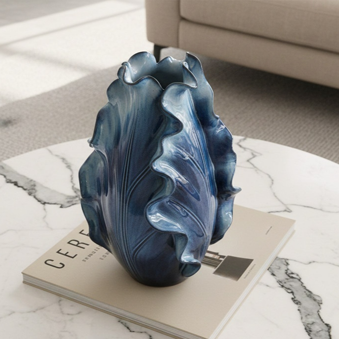 Handcrafted Ocean-Theme Vase A Touch Of Luxury For Your Entryway