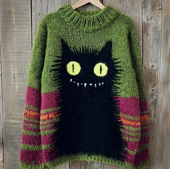 Retro Laid-back Womens Oversized Top