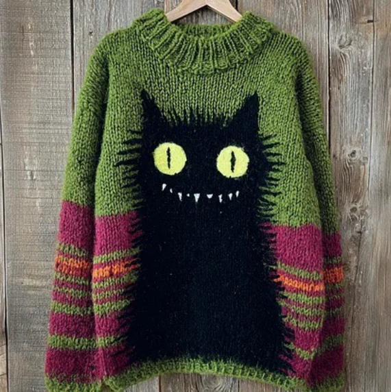 Retro Laid-back Womens Oversized Top