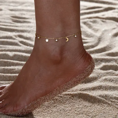 Titanium Steel Anklet That Wont Fadesimple Sophisticated and Versatile