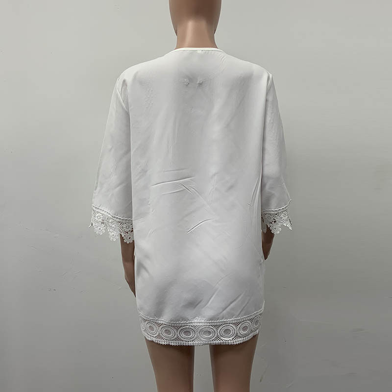 Elegant And Stylish Womens Round-neck Top