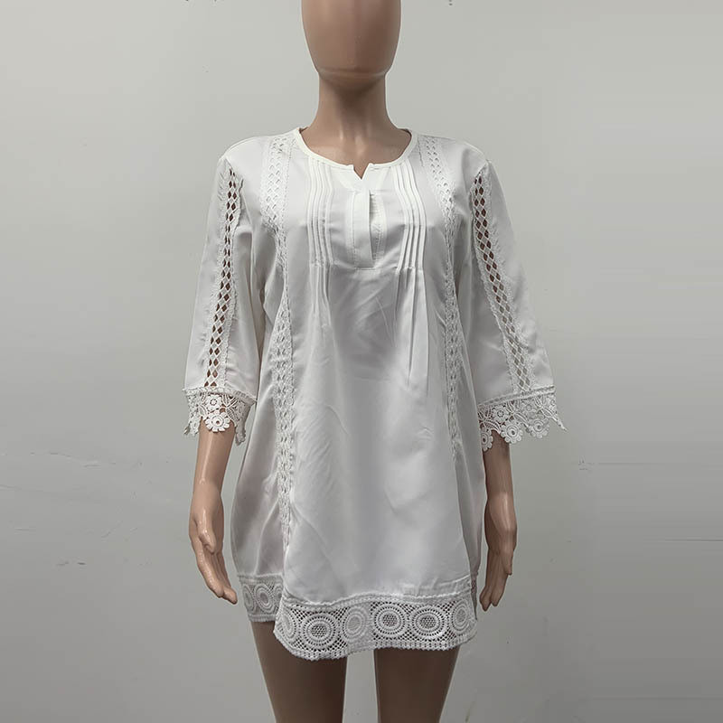 Elegant And Stylish Womens Round-neck Top