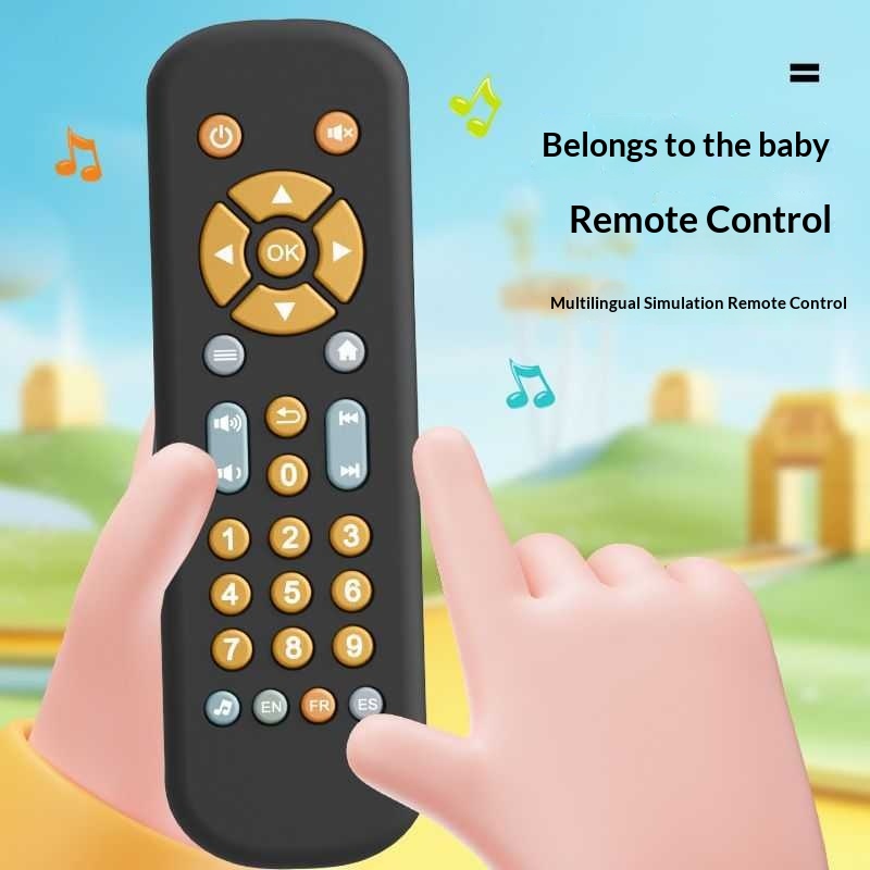 Educational TV Simulation Remote Control Toy For Infants And Toddlers