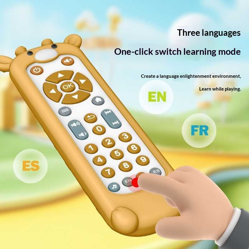 Educational TV Simulation Remote Control Toy For Infants And Toddlers