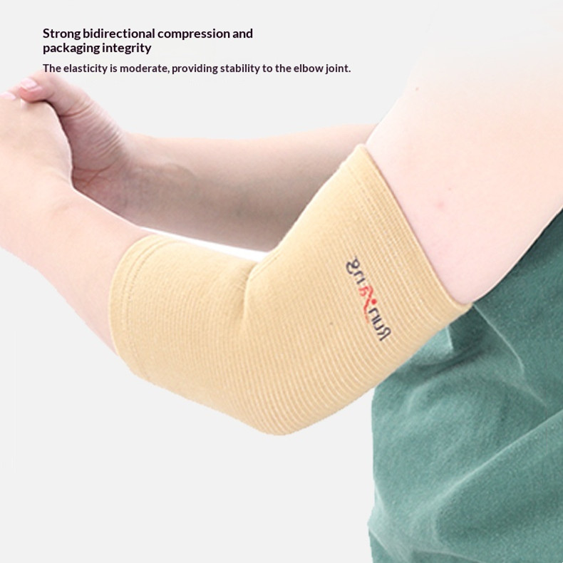 Outdoor Pressurized Thermal Cotton Knitted Elbow Pads