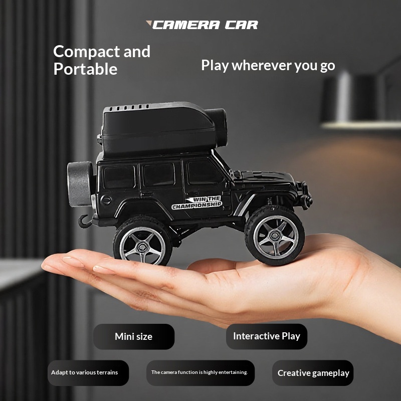 Alloy Desktop Racing 4WD Climbing Remote-controlled Off-road Model Toy Video Car