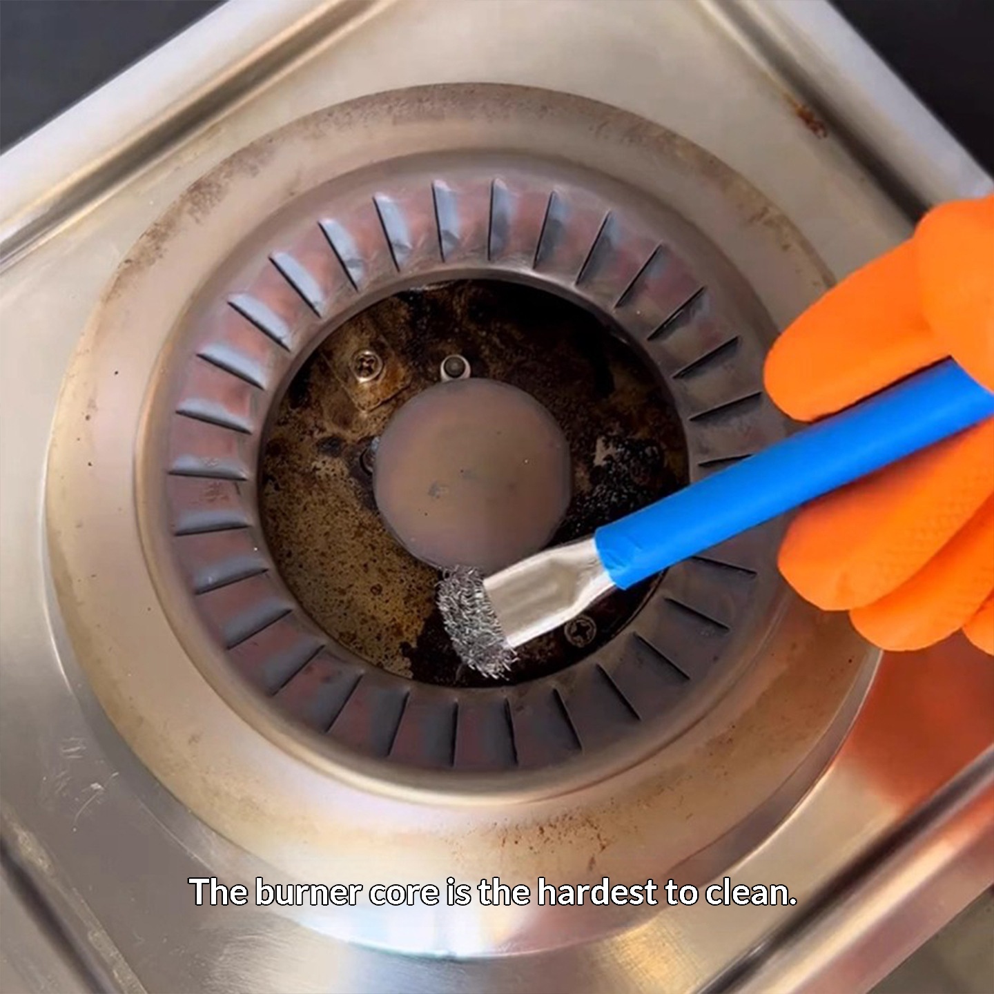 Multi-Functional Kitchen Stove Cleaning Brush For Tight Spaces