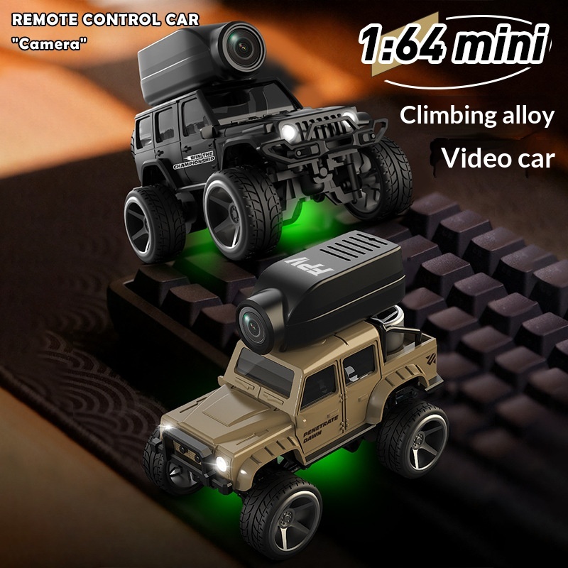 Alloy Desktop Racing 4WD Climbing Remote-controlled Off-road Model Toy Video Car