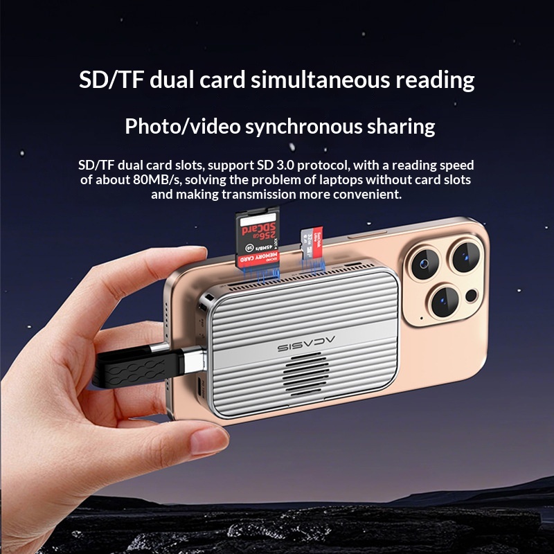 Magnetic SSD Enclosure Dock For Phones And Portable Hard Drives