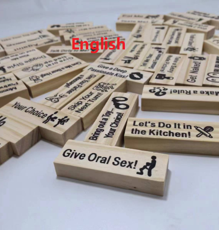 Couple Dating Building Block Tower Jenga Game