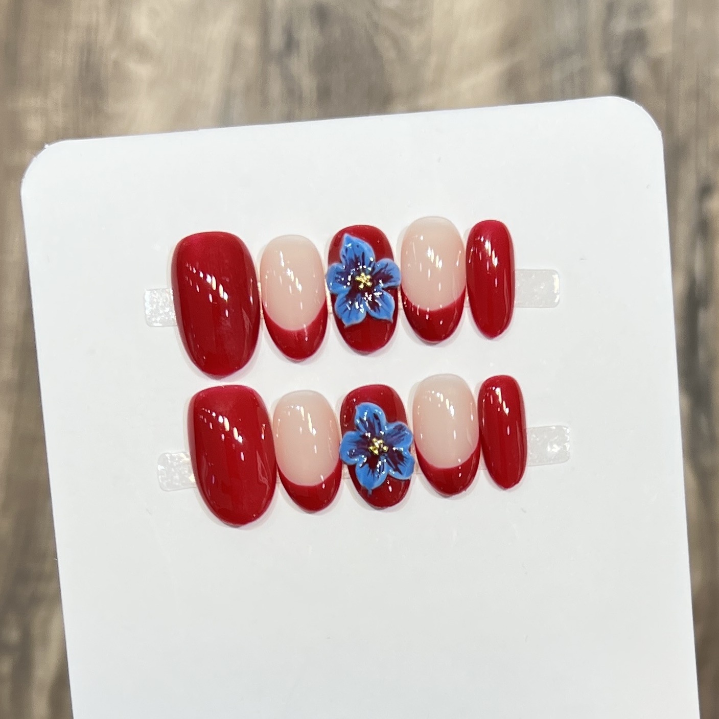 3D Carved Instagram-Style Cross-Border Hand-Painted Nail Art