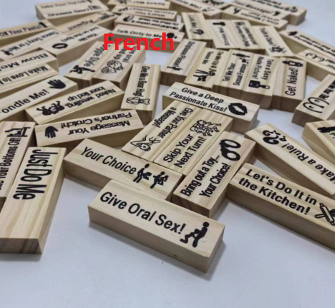 Couple Dating Building Block Tower Jenga Game