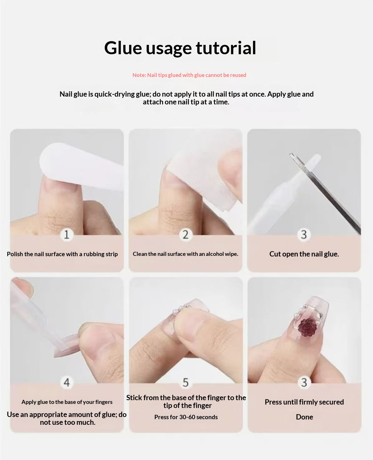 Hot-selling Purely Handmade Nail Tips In European And American Styles