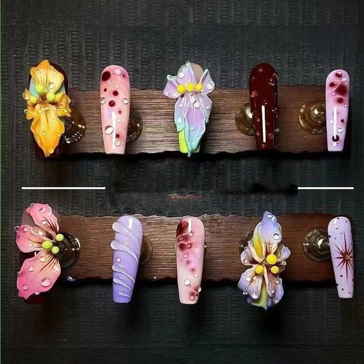 Hot-selling Purely Handmade Nail Tips In European And American Styles