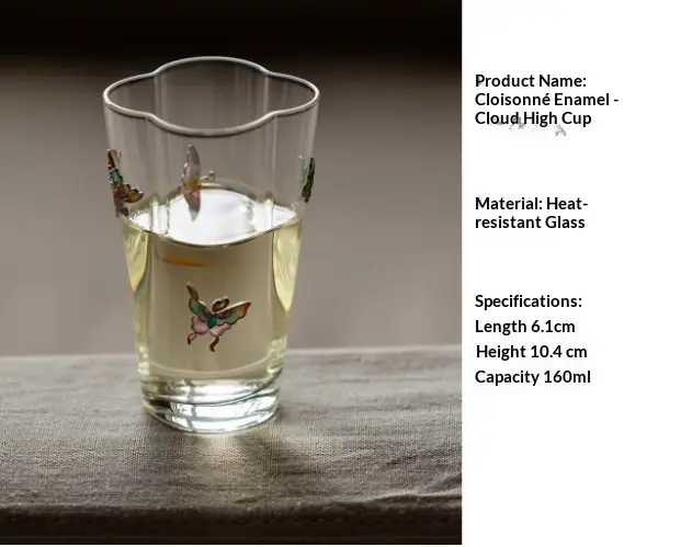 Glass Water Glass Blue Cold Brew Pitcher Hosts Light-luxury Milk Mug Tea Cup