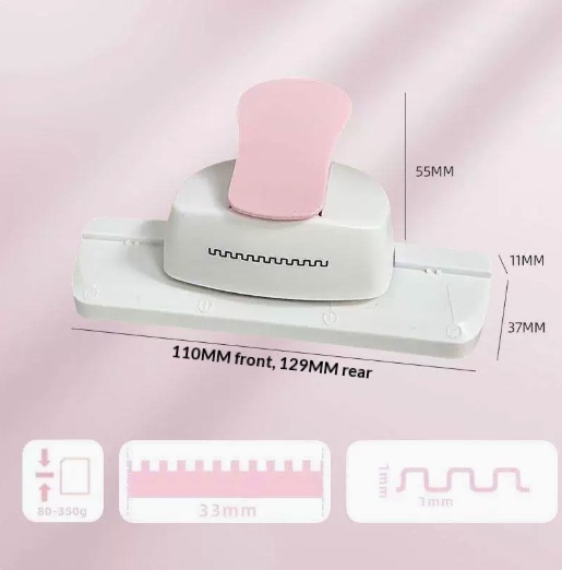 New Large Stamp Frame Embosser & Card Edge Hand Punch