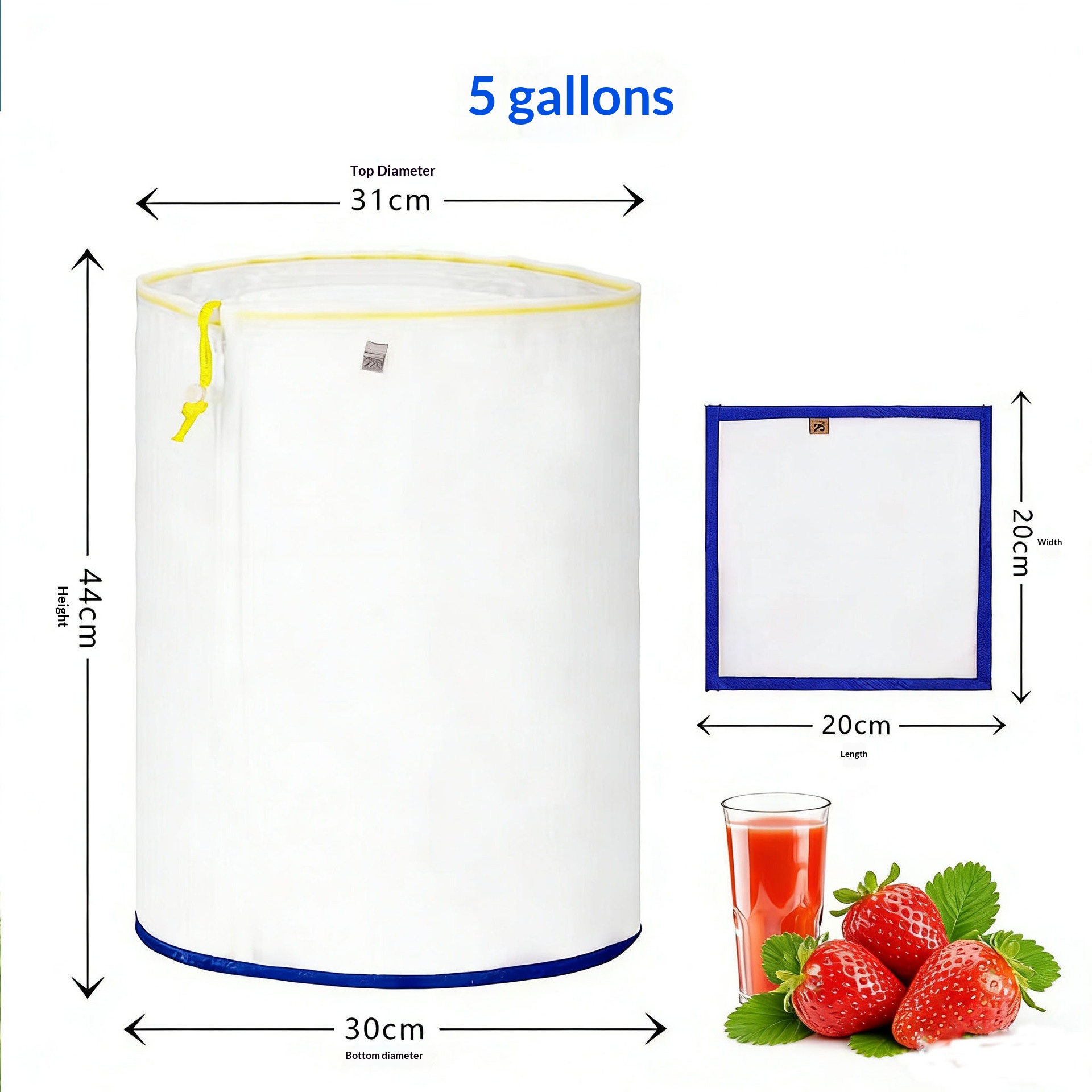 Reusable Filter Bag Plant Extraction
