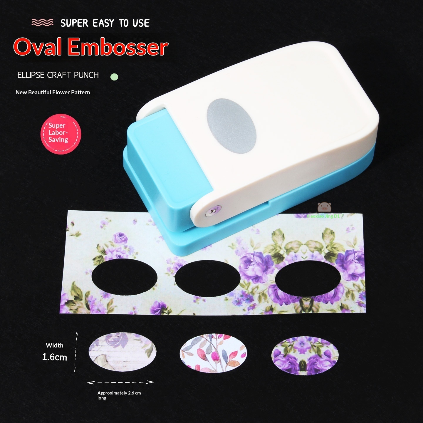 New Large Stamp Frame Embosser & Card Edge Hand Punch