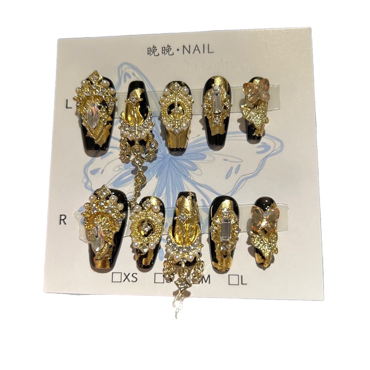 Handmade High-end Intricately Crafted Luxury Artificial Nails