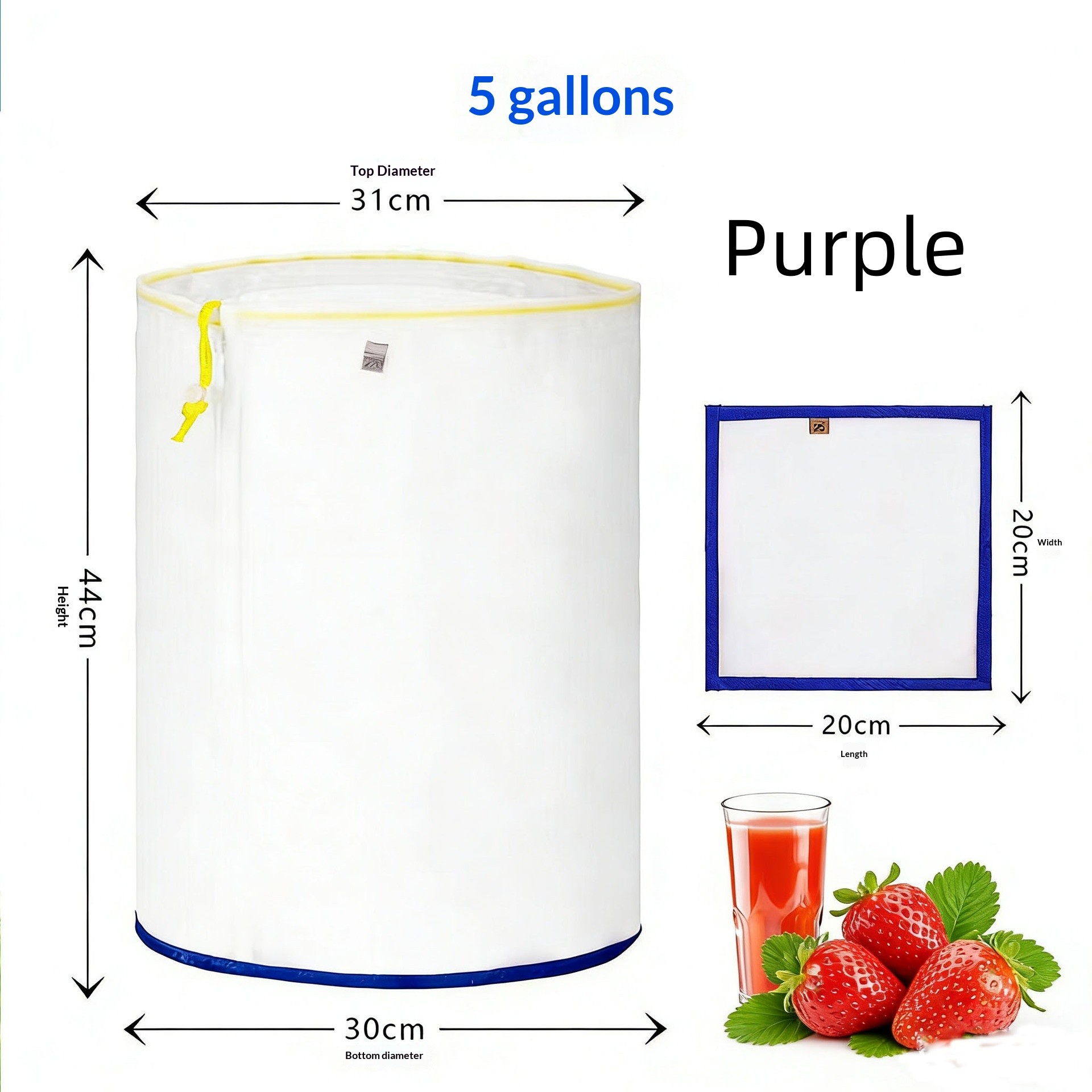 Reusable Filter Bag Plant Extraction