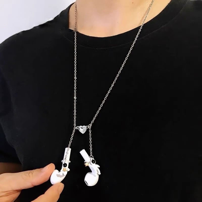 Astronaut Flower Pendant Earphone Anti-Loss Necklace Eyeglass Chain