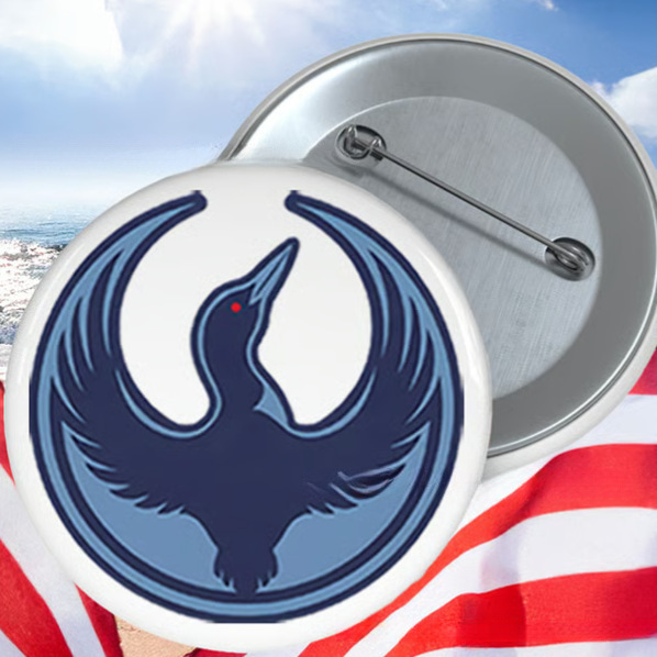 Resist Button Be Good Badge Pin