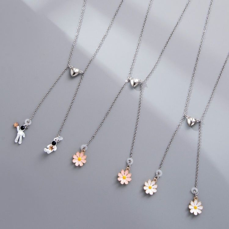 Astronaut Flower Pendant Earphone Anti-Loss Necklace Eyeglass Chain