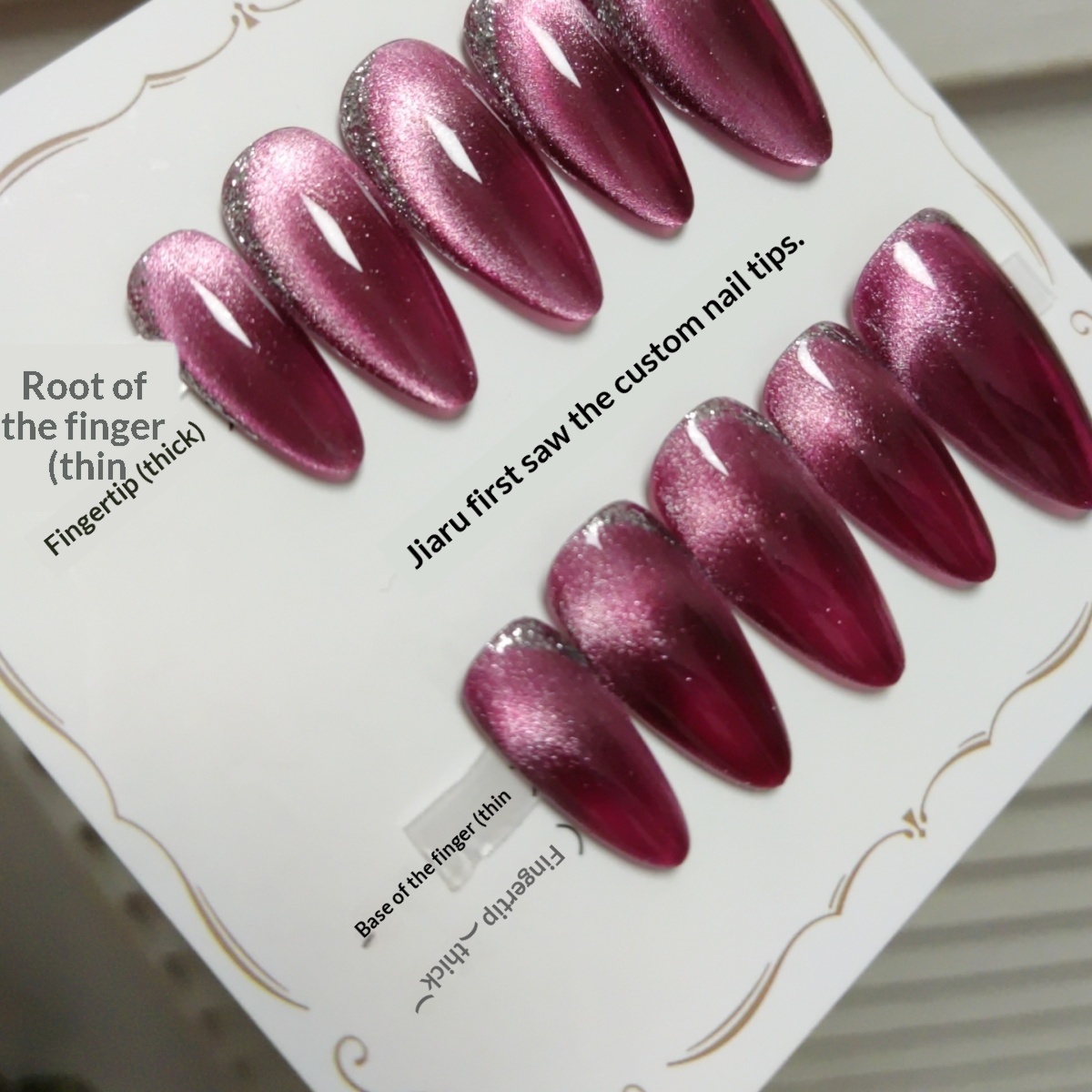 Handmade Custom-made Gel Nail Wearables For Beautiful Nails