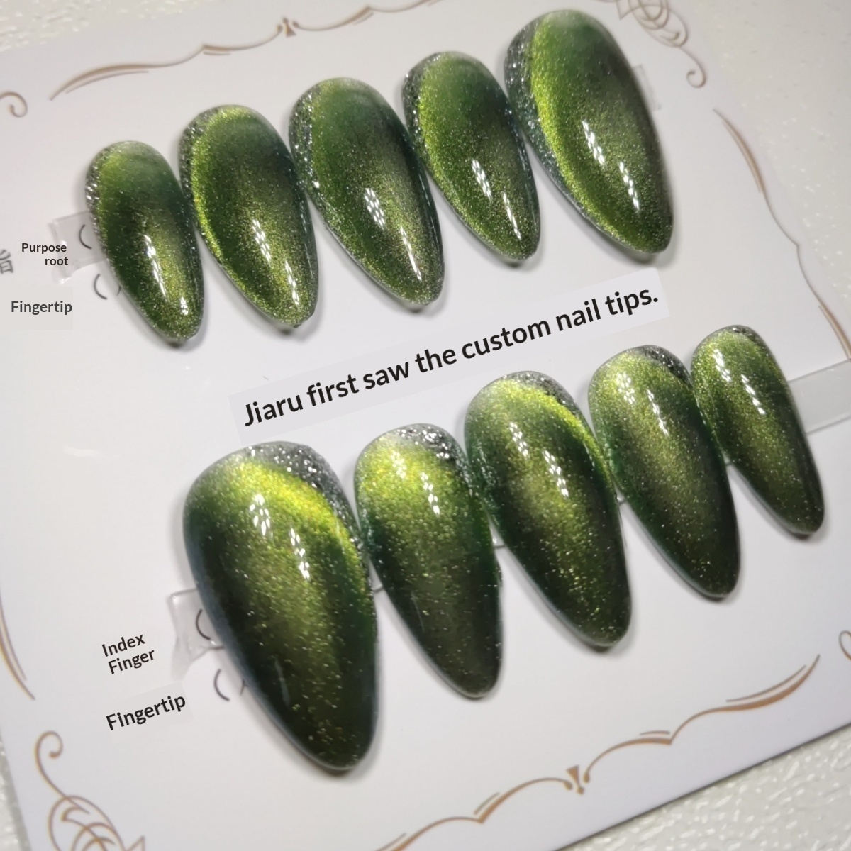 Handmade Custom-made Gel Nail Wearables For Beautiful Nails