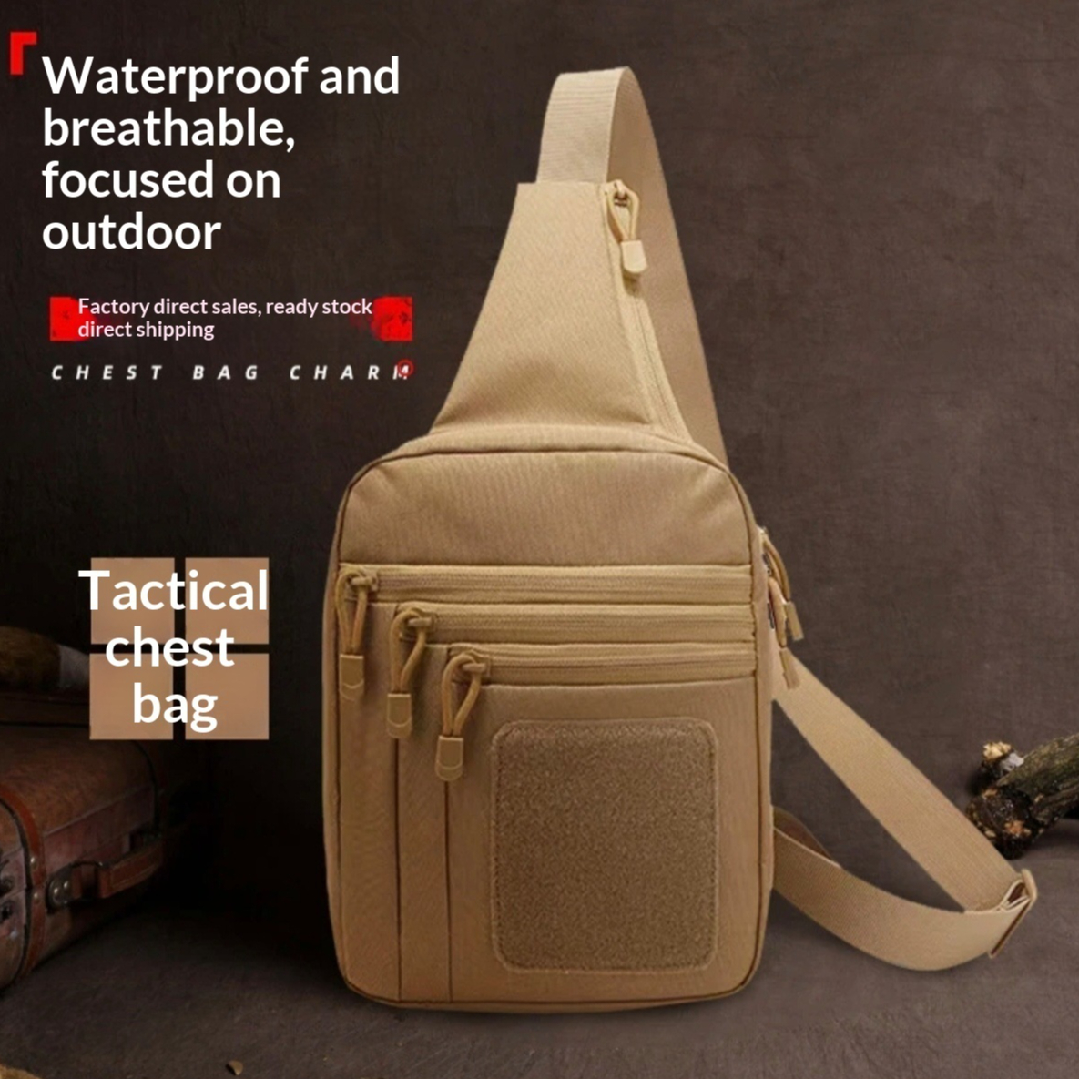 Desert Camo Travel Waterproof Bag
