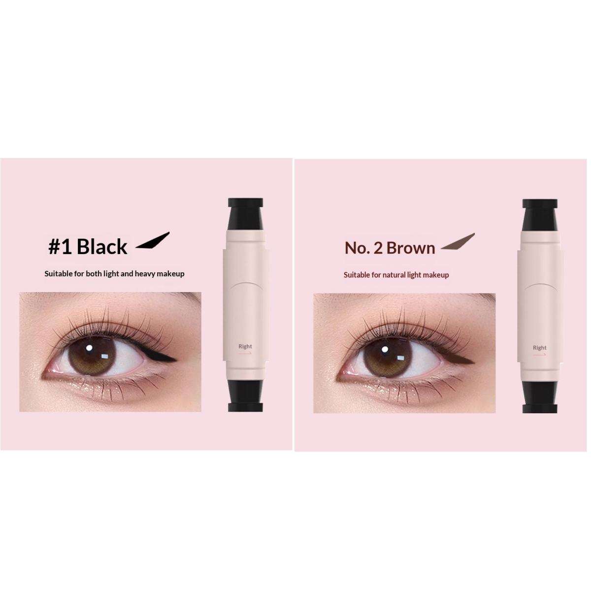 All-in-one Dual-head Stamp Eyeliner Pen Thats Waterproof