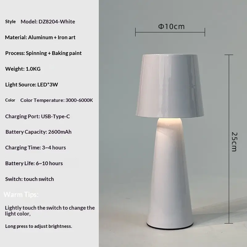Wireless Charging Desk Lamp Bedroom Bedside Sleep Light