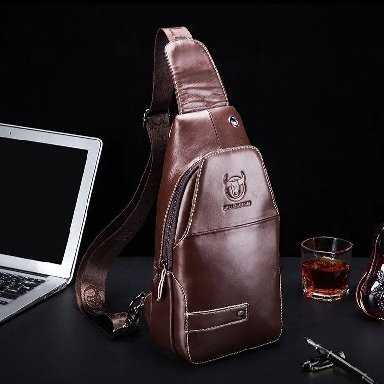 Full-Grain Leather Crossbody Bag