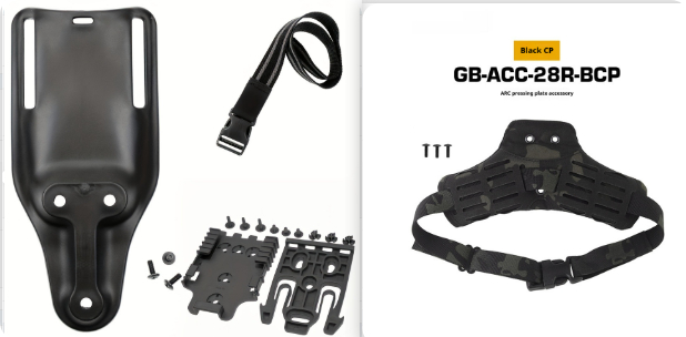 Quick-release Waist Support With 3-piece Leg Mountideal For Riland Outdoor Tactical Use On The Sofa