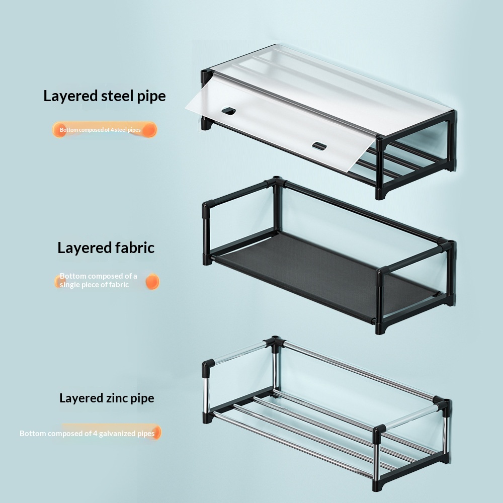 Compact Shoe And Hat Rack For Easy Storage At The Entryway