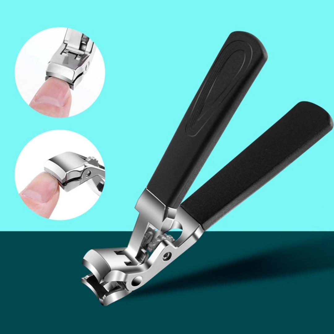 Modern Curved-head Stainless Steel Long-handled Nail Clippers
