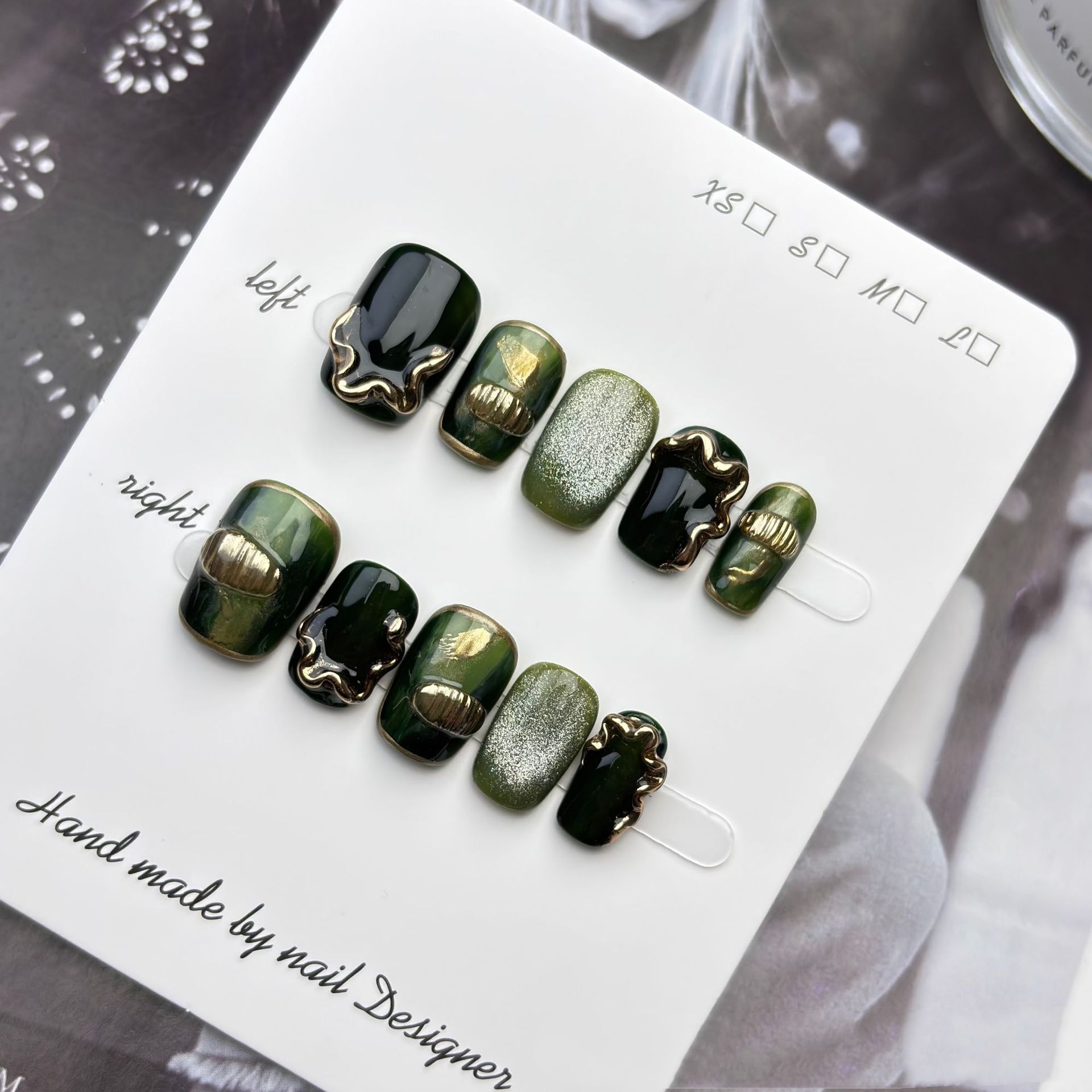 Entirely Handmade Wearable Nails With A Light-luxury High-end Vibe